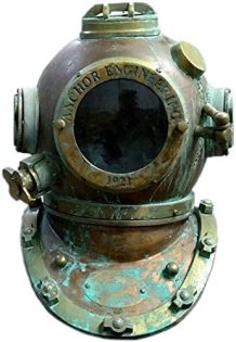 Deep Sea Diving Helmet look alike for fish tank decor 28 x 315