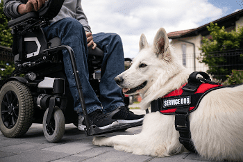 Service dog white 350 x 233
