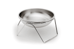 Pet Fd stainless bowl on stand 150 x 100