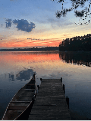 Mirror Lake sunset by Chastain