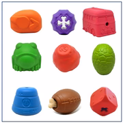SodaPup buk rubber dog chew toys & trt dispensers for daycares (seconds) 10 pack 180 x 180